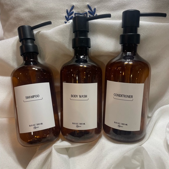 Palaki Other - Shampoo, Body Wash & Conditioner Set . Empty bottles to place your products in.